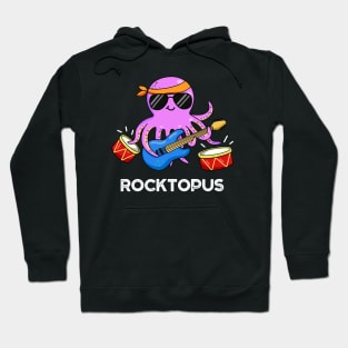 Rocktopus Cute Octopus Pun Hoodie